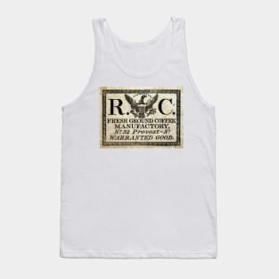 Vintage Coffee sign Tank Top